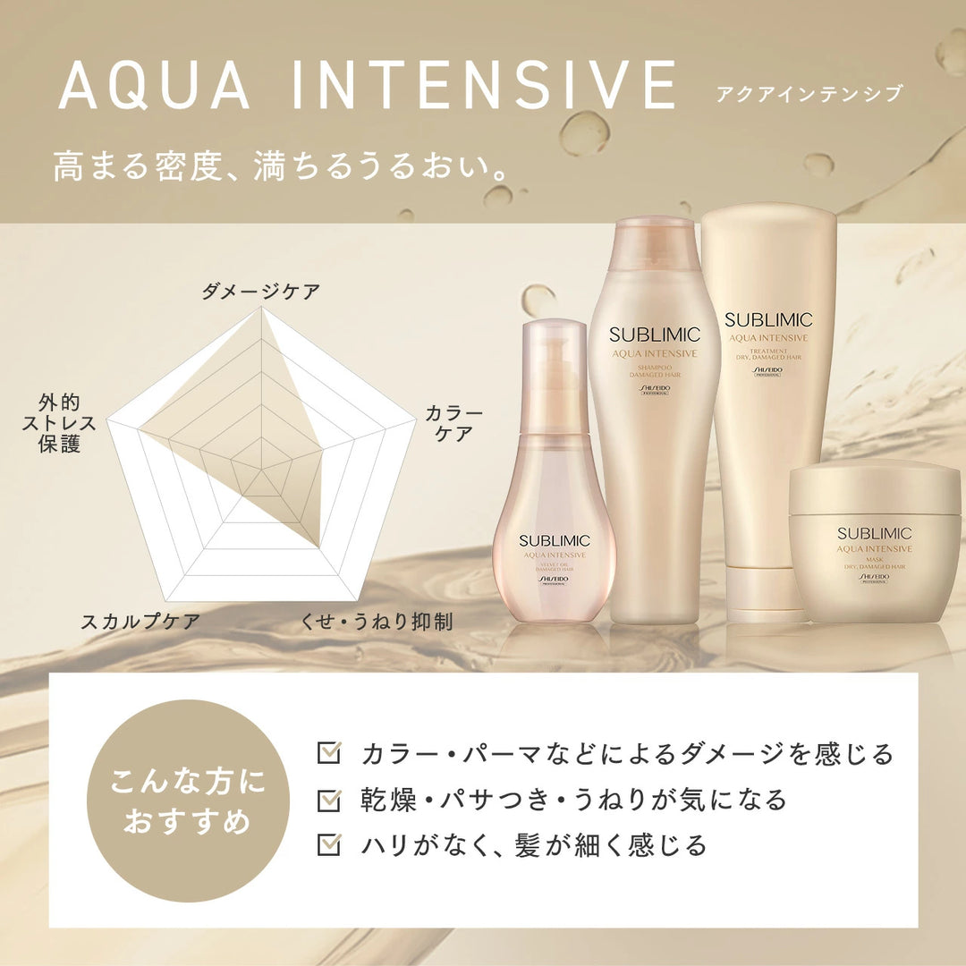 サブリミック アクアインテンシブ トリートメント W:弱った髪用｜SUBLIMIC
