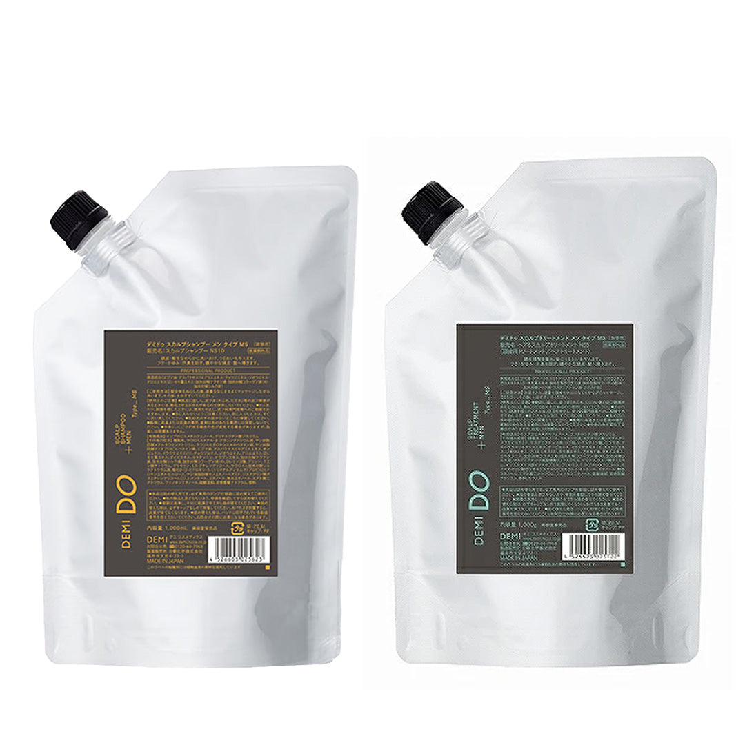 【セット】デミドゥ  スカルプシャンプー・トリートメント メン タイプ MS 混合肌｜DEMIDO