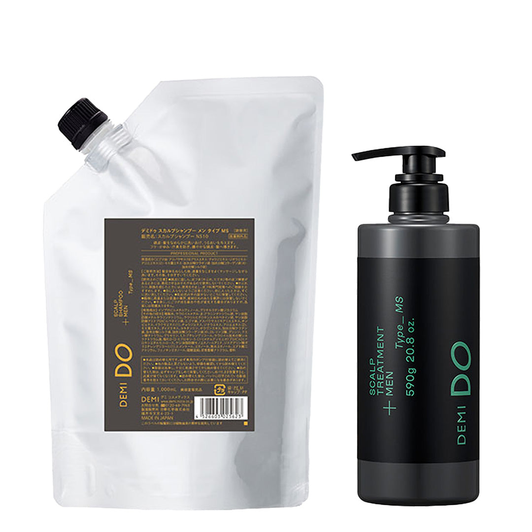 【セット】デミドゥ  スカルプシャンプー・トリートメント メン タイプ MS 混合肌｜DEMIDO