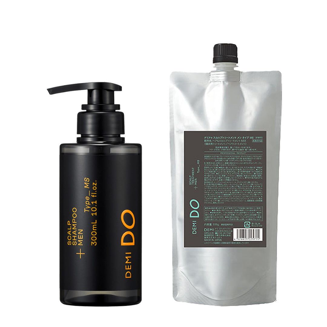 【セット】デミドゥ  スカルプシャンプー・トリートメント メン タイプ MS 混合肌｜DEMIDO