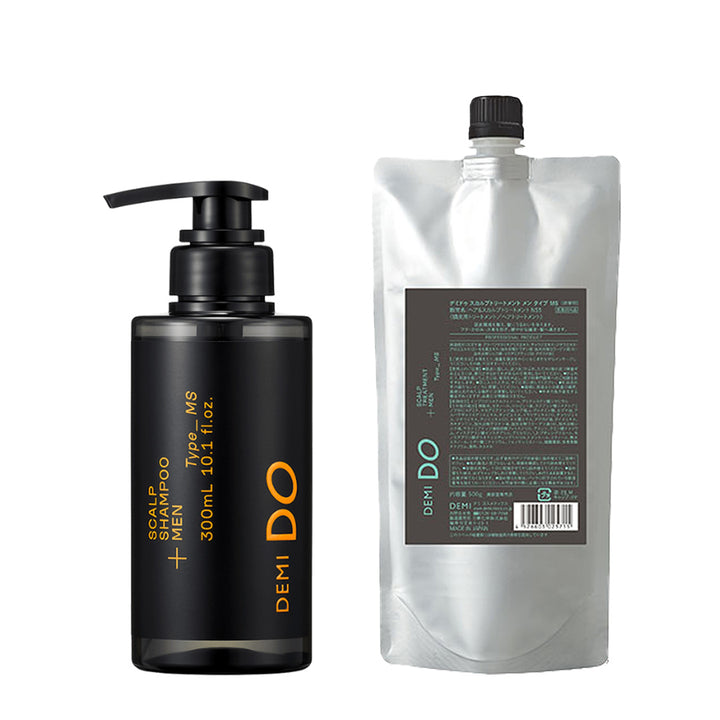 【セット】デミドゥ  スカルプシャンプー・トリートメント メン タイプ MS 混合肌｜DEMIDO