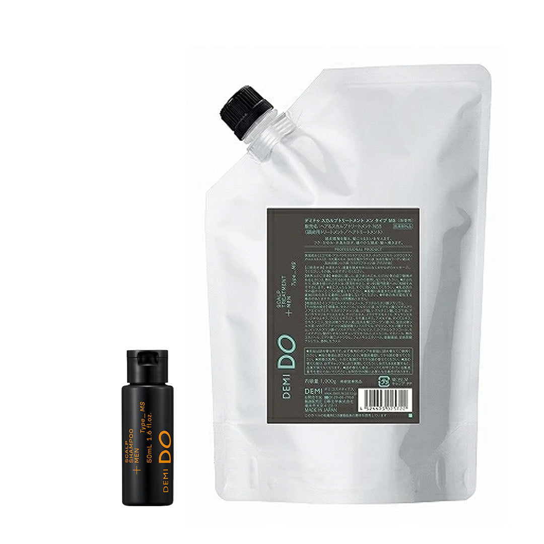 【セット】デミドゥ  スカルプシャンプー・トリートメント メン タイプ MS 混合肌｜DEMIDO
