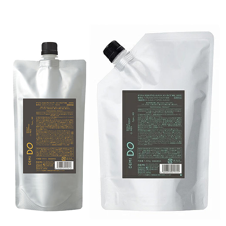 【セット】デミドゥ  スカルプシャンプー・トリートメント メン タイプ MS 混合肌｜DEMIDO