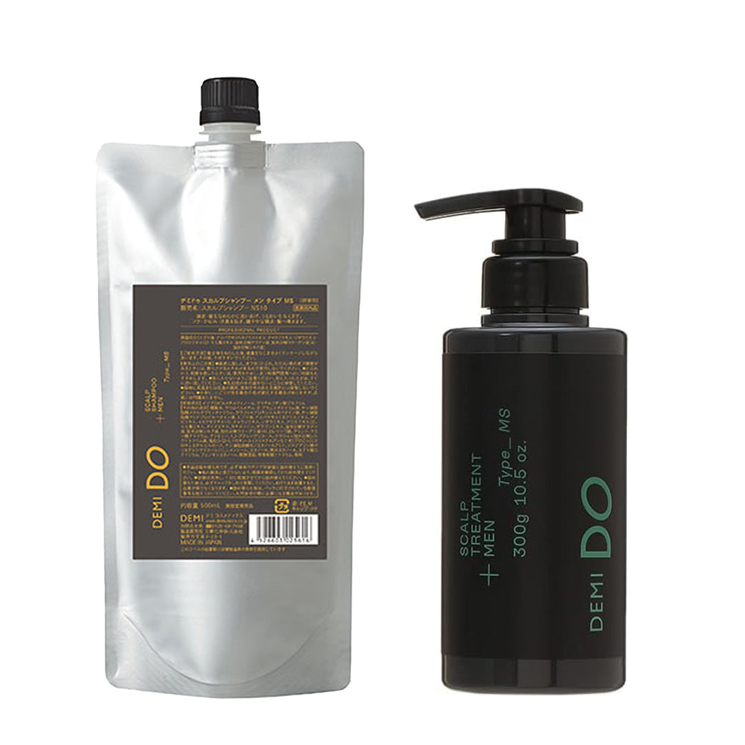 【セット】デミドゥ  スカルプシャンプー・トリートメント メン タイプ MS 混合肌｜DEMIDO
