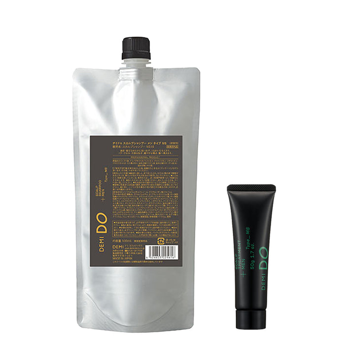 【セット】デミドゥ  スカルプシャンプー・トリートメント メン タイプ MS 混合肌｜DEMIDO