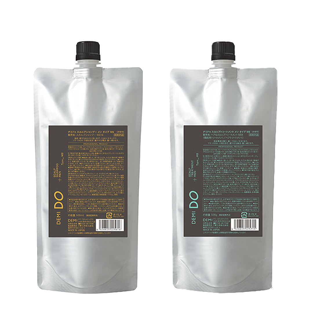 【セット】デミドゥ  スカルプシャンプー・トリートメント メン タイプ MS 混合肌｜DEMIDO