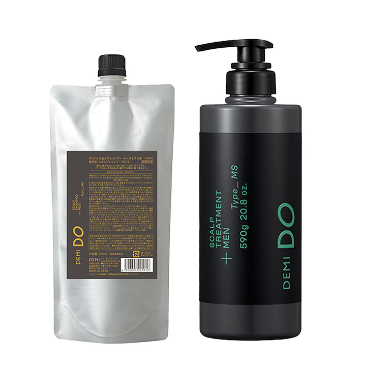 【セット】デミドゥ  スカルプシャンプー・トリートメント メン タイプ MS 混合肌｜DEMIDO