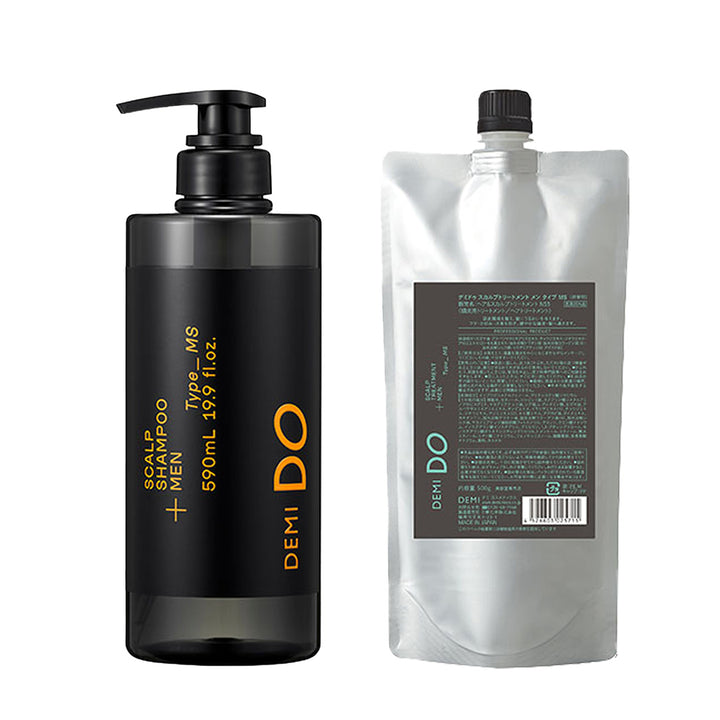 【セット】デミドゥ  スカルプシャンプー・トリートメント メン タイプ MS 混合肌｜DEMIDO