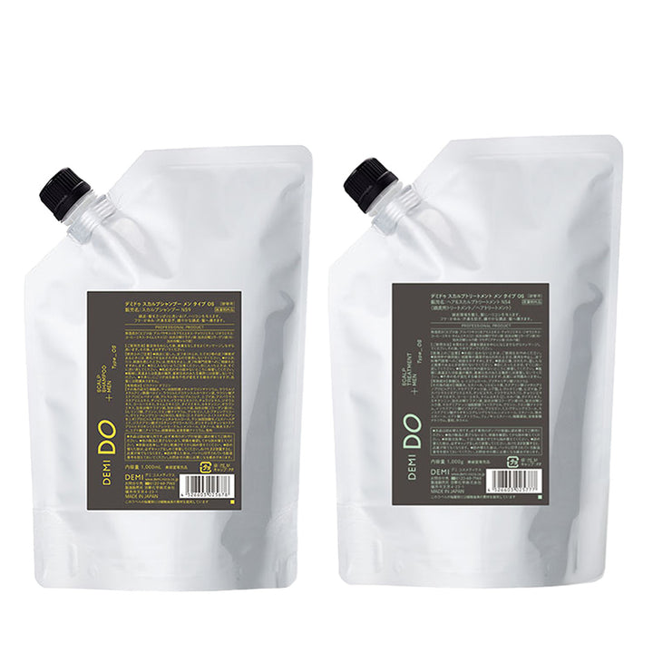 【セット】デミドゥ スカルプシャンプー・トリートメント メン タイプ OS 脂性肌｜DEMIDO
