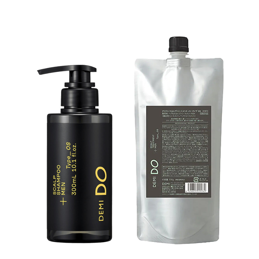 【セット】デミドゥ スカルプシャンプー・トリートメント メン タイプ OS 脂性肌｜DEMIDO