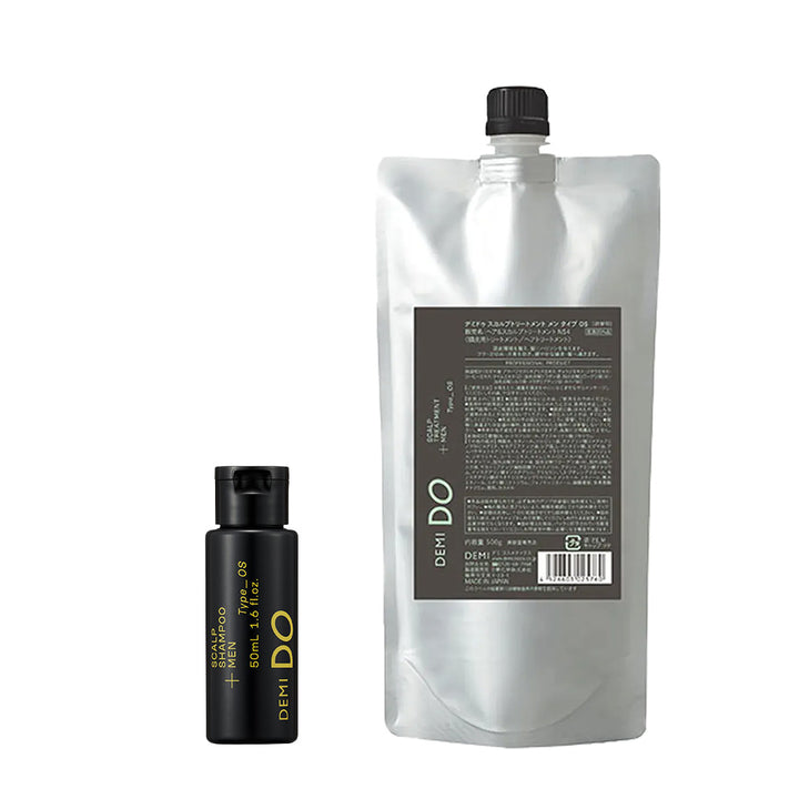 【セット】デミドゥ スカルプシャンプー・トリートメント メン タイプ OS 脂性肌｜DEMIDO