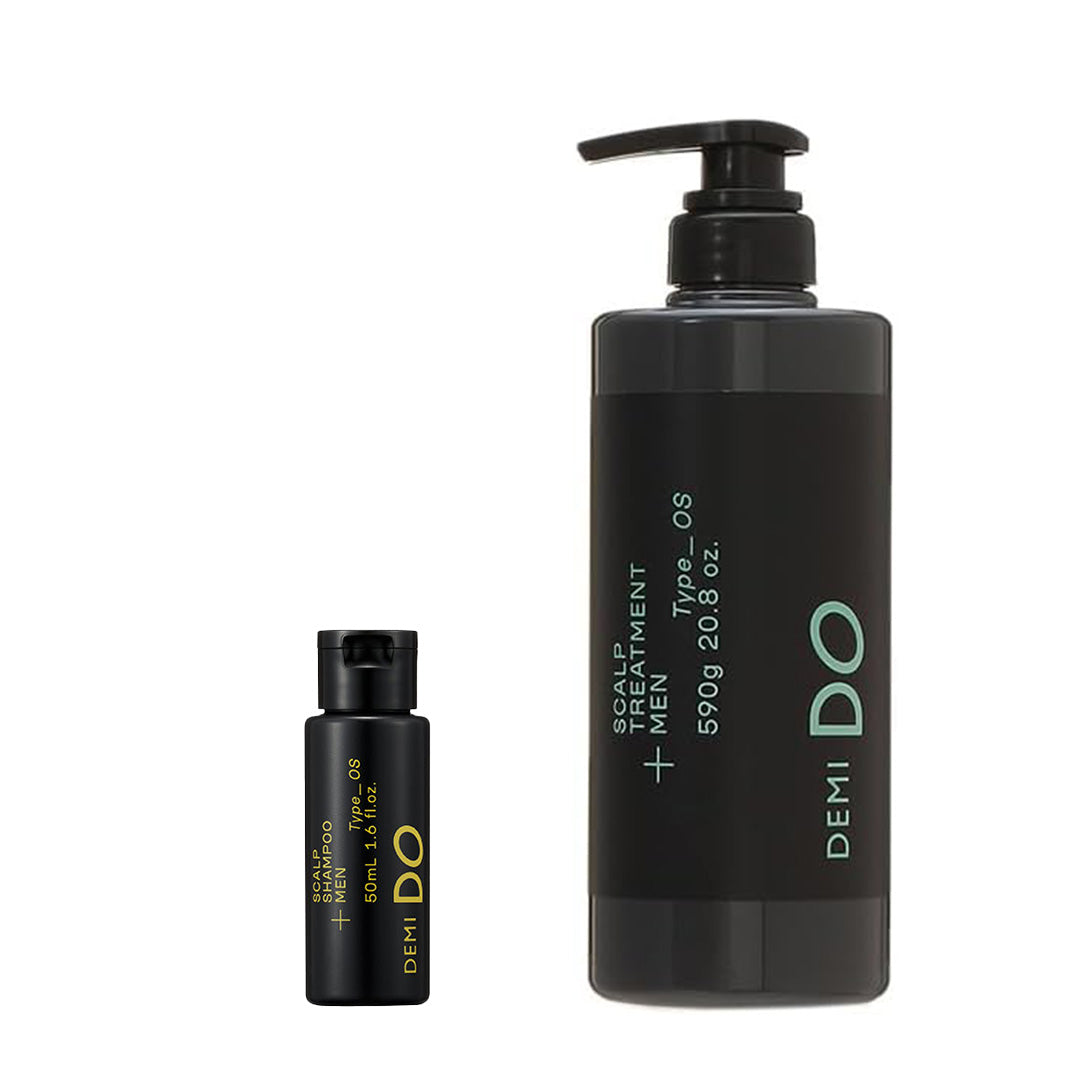 【セット】デミドゥ スカルプシャンプー・トリートメント メン タイプ OS 脂性肌｜DEMIDO