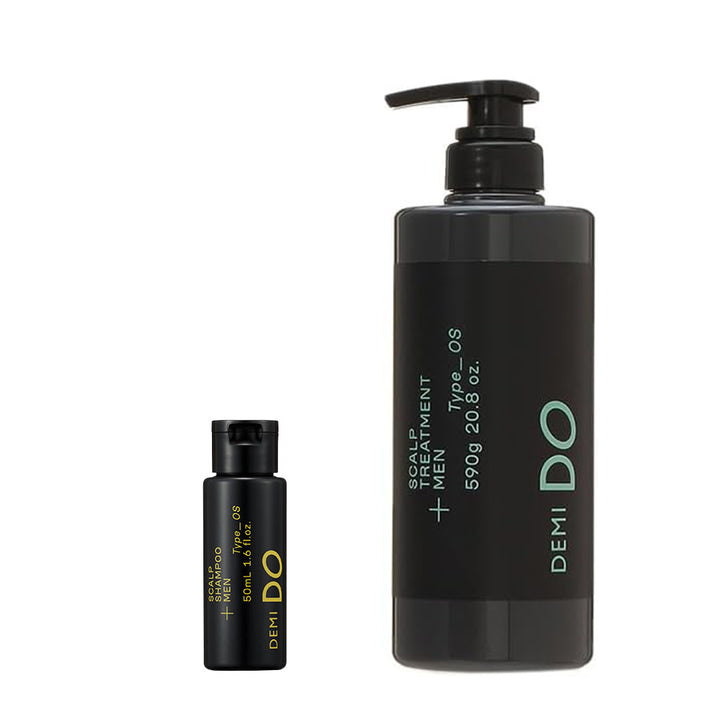 【セット】デミドゥ スカルプシャンプー・トリートメント メン タイプ OS 脂性肌｜DEMIDO