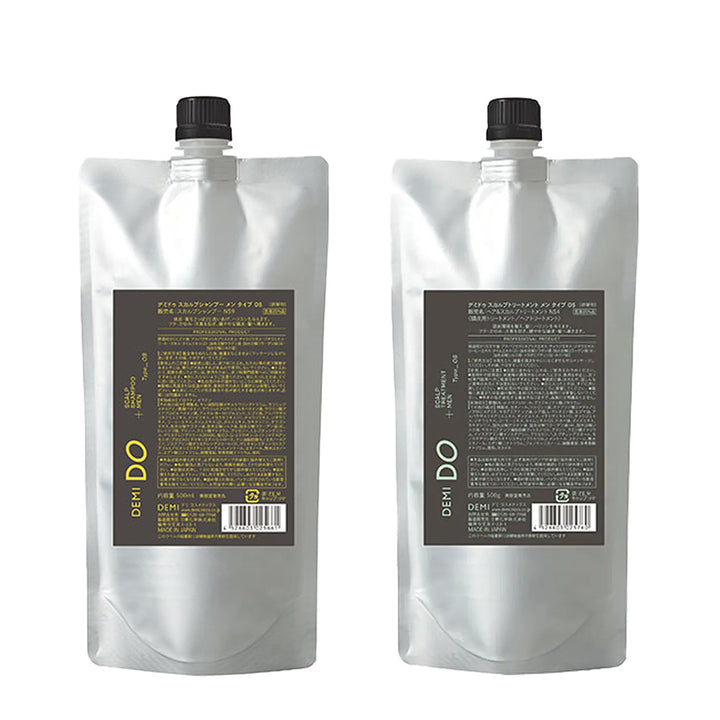 【セット】デミドゥ スカルプシャンプー・トリートメント メン タイプ OS 脂性肌｜DEMIDO