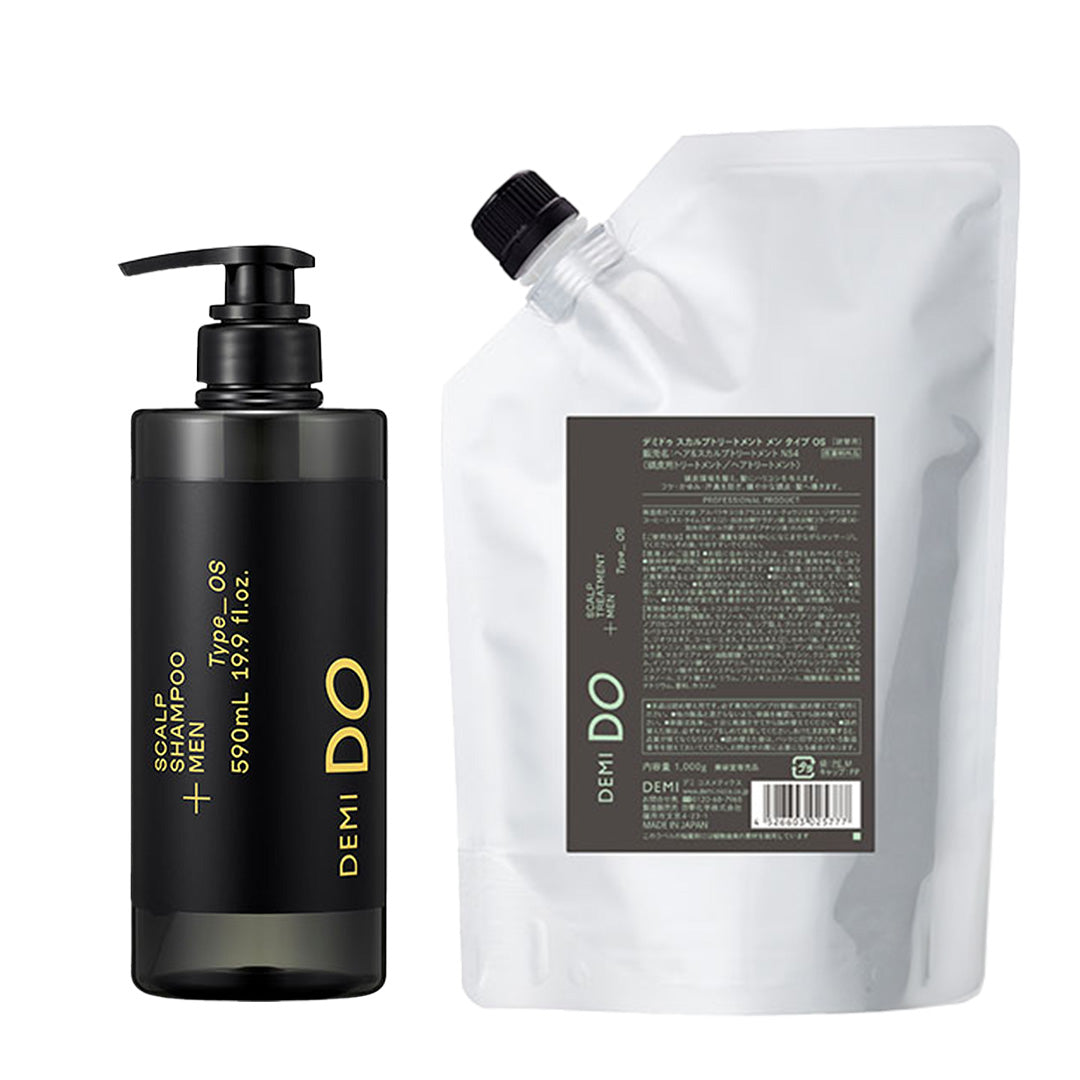 【セット】デミドゥ スカルプシャンプー・トリートメント メン タイプ OS 脂性肌｜DEMIDO
