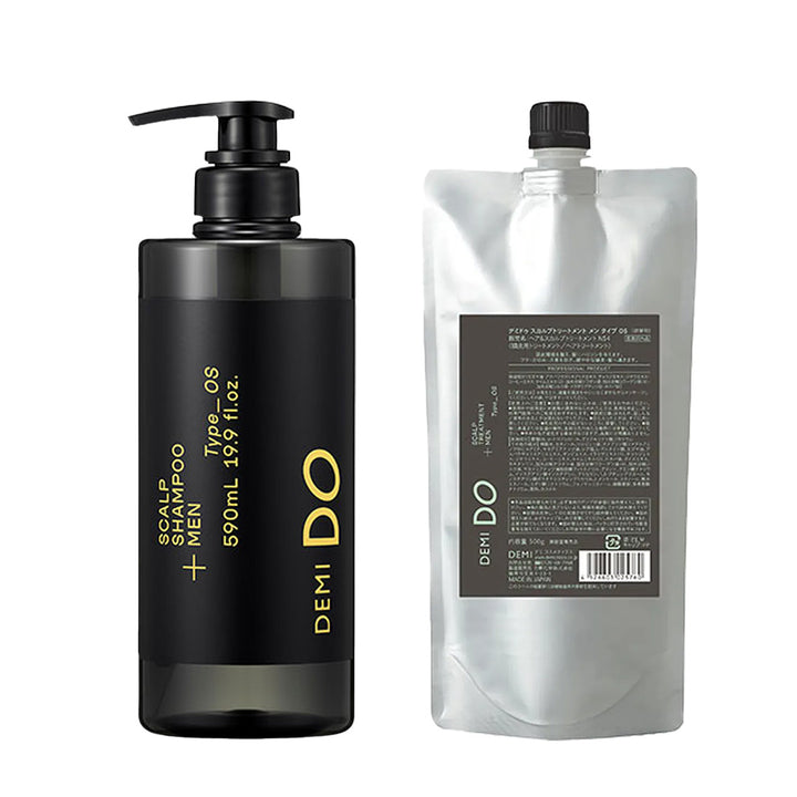 【セット】デミドゥ スカルプシャンプー・トリートメント メン タイプ OS 脂性肌｜DEMIDO