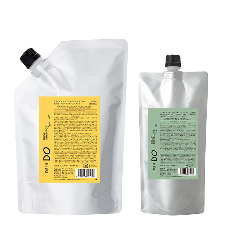 【セット】デミドゥ スカルプシャンプー・トリートメント タイプ MS 混合肌｜DEMIDO