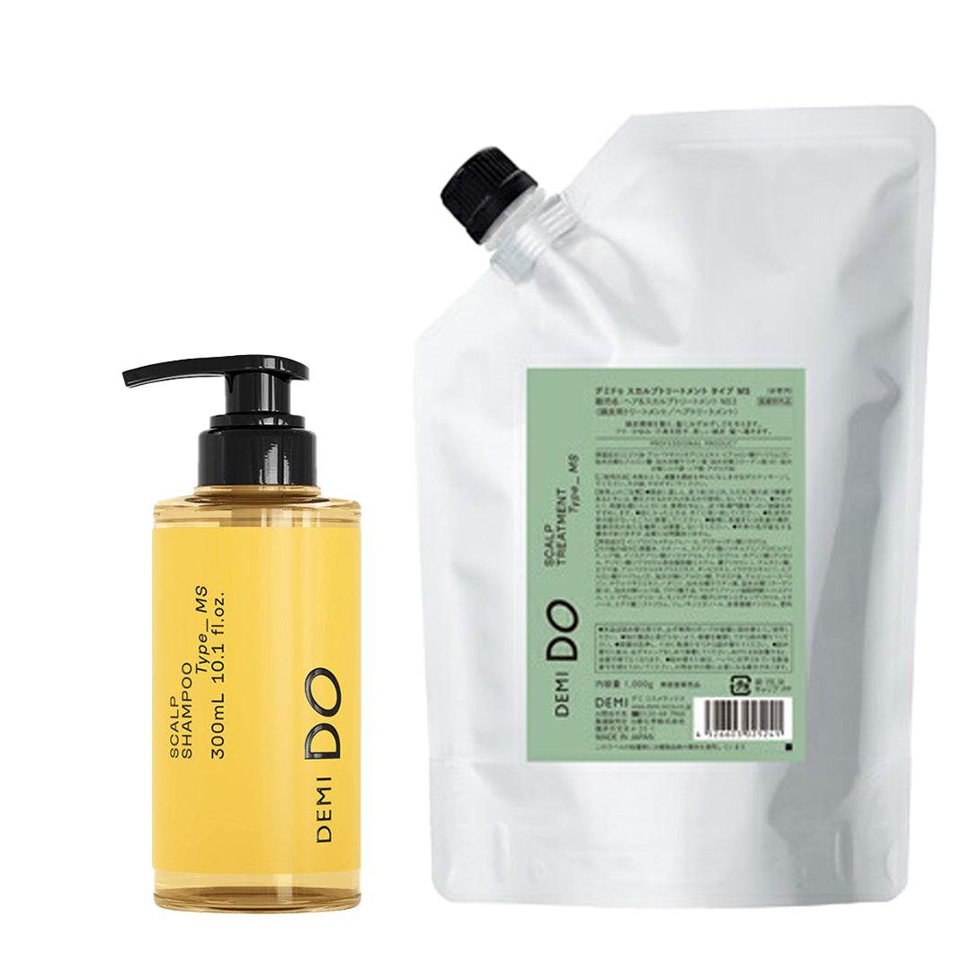 【セット】デミドゥ スカルプシャンプー・トリートメント タイプ MS 混合肌｜DEMIDO