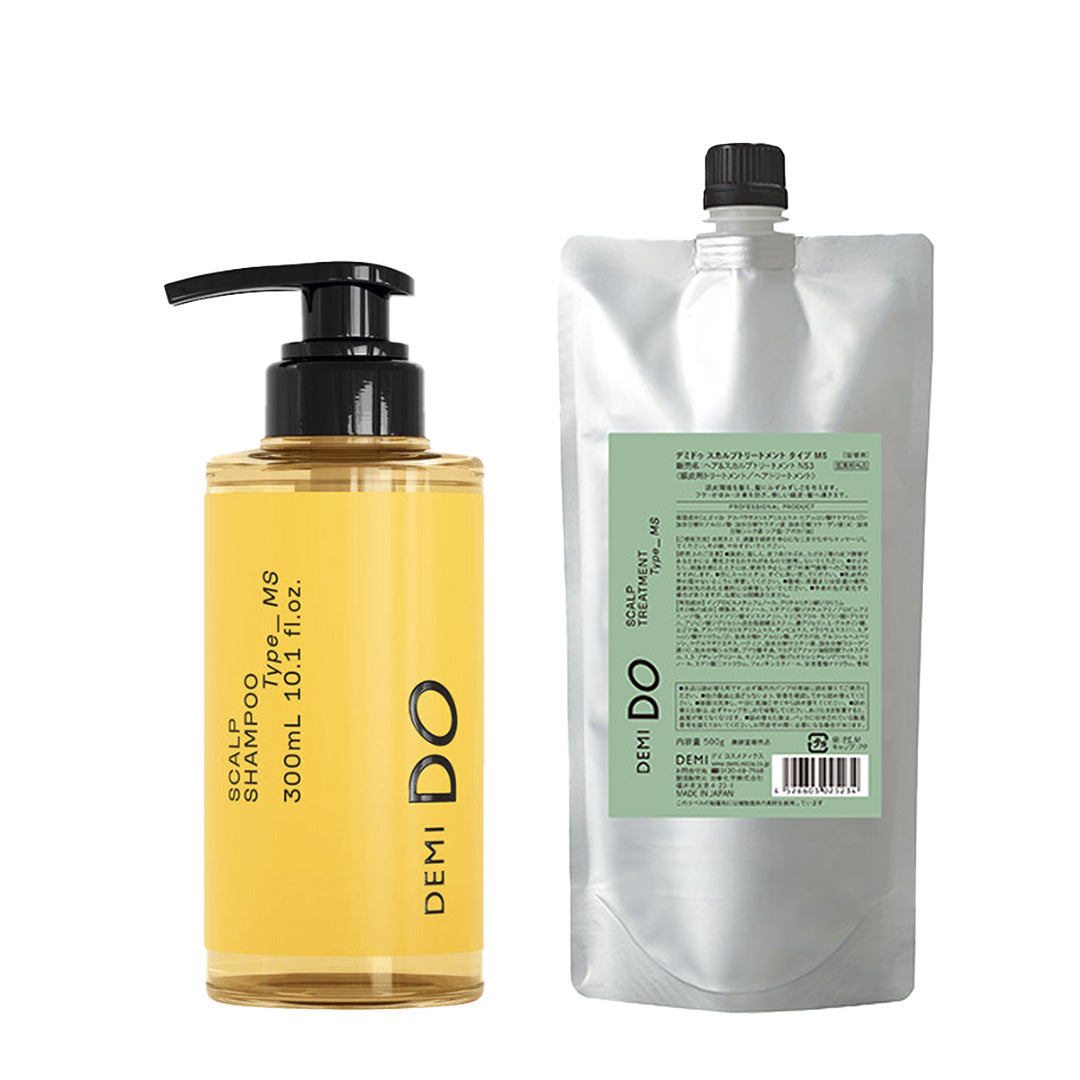 【セット】デミドゥ スカルプシャンプー・トリートメント タイプ MS 混合肌｜DEMIDO