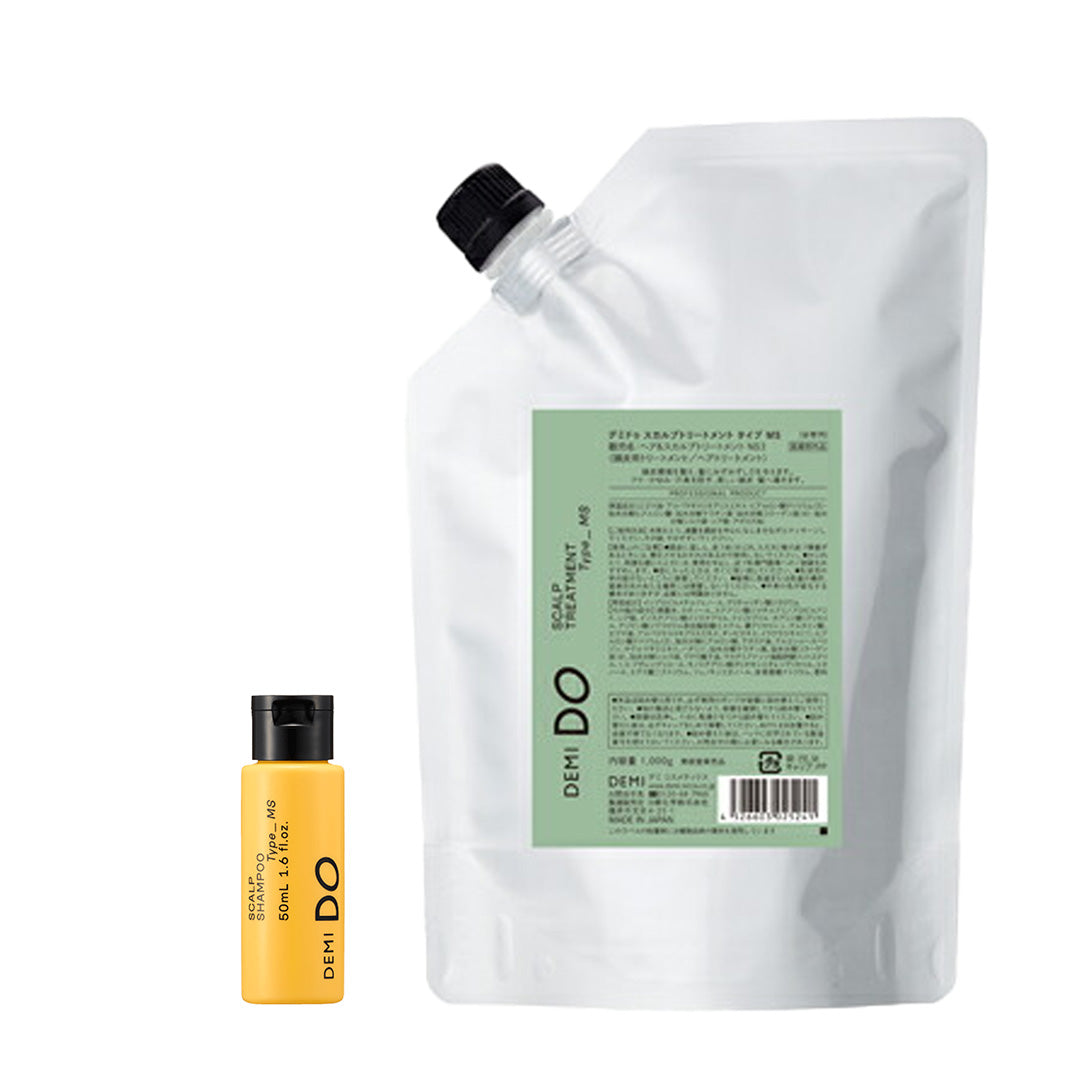 【セット】デミドゥ スカルプシャンプー・トリートメント タイプ MS 混合肌｜DEMIDO