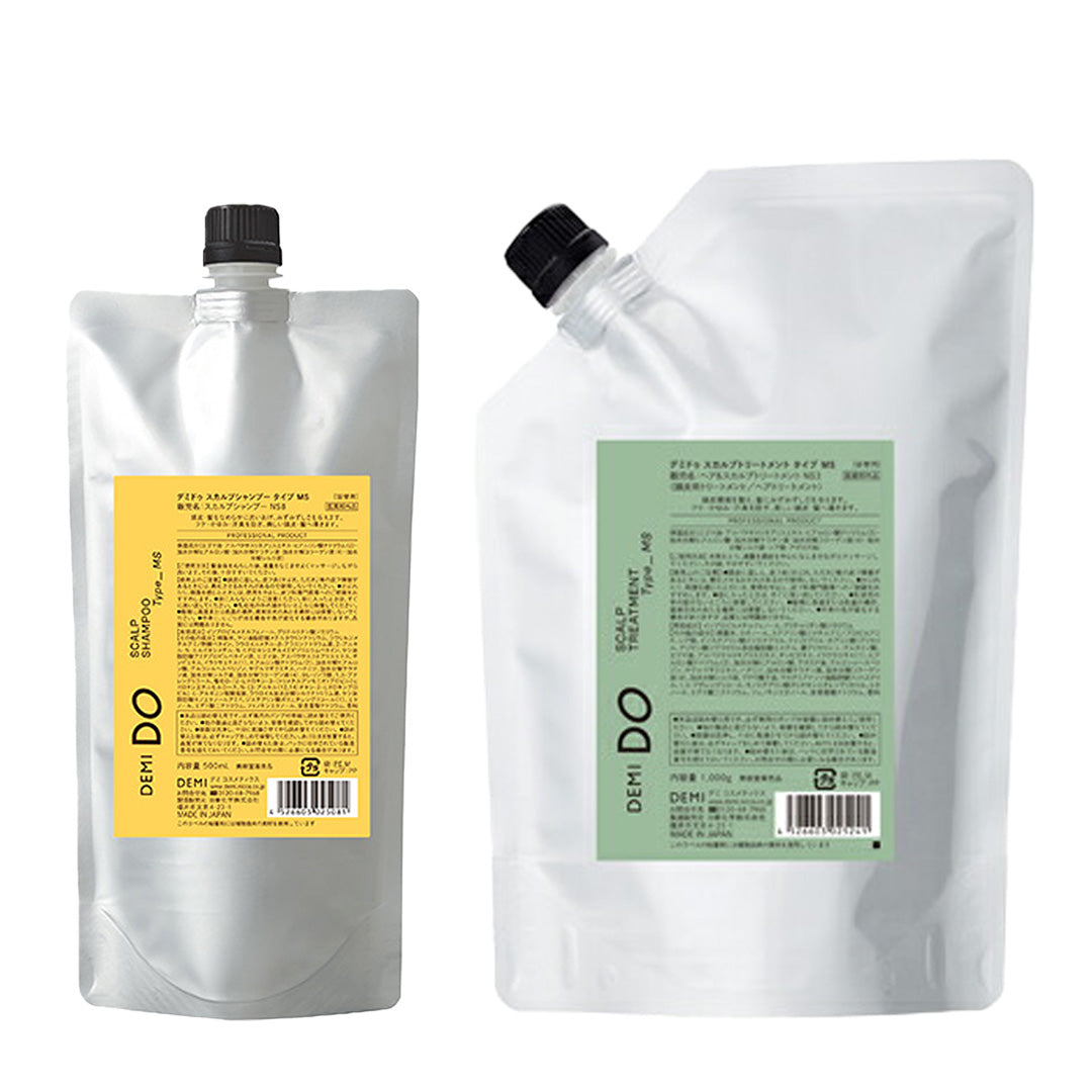 【セット】デミドゥ スカルプシャンプー・トリートメント タイプ MS 混合肌｜DEMIDO