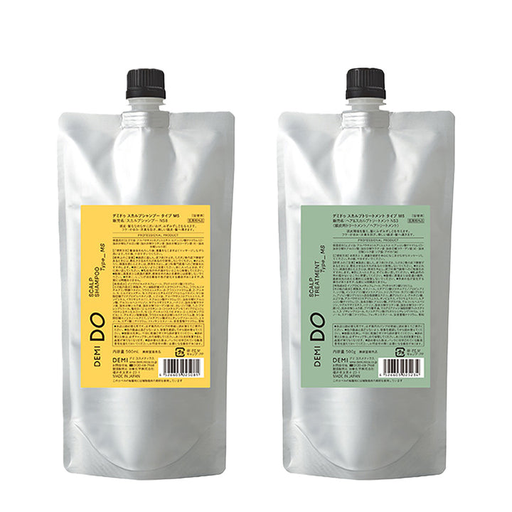 【セット】デミドゥ スカルプシャンプー・トリートメント タイプ MS 混合肌｜DEMIDO