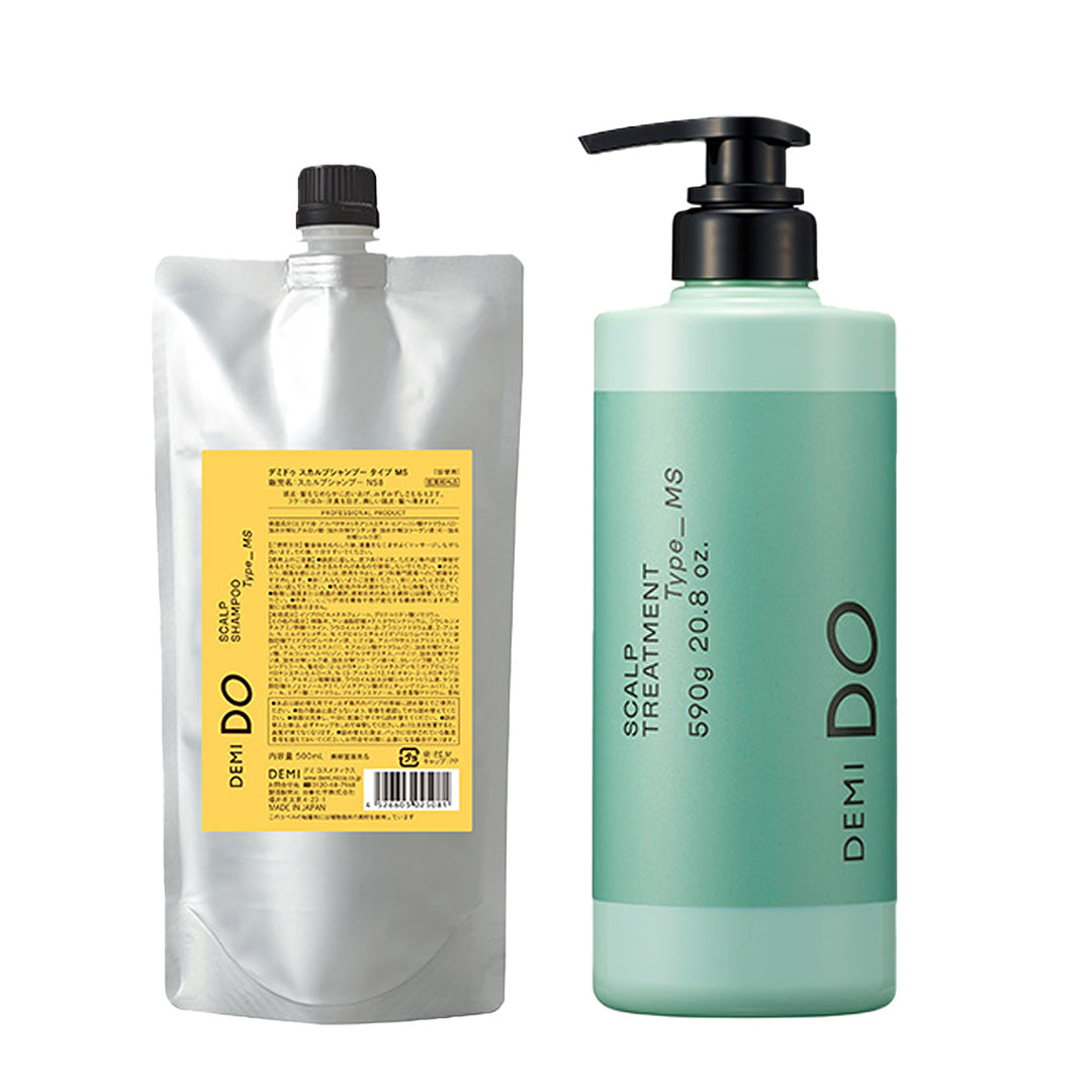 【セット】デミドゥ スカルプシャンプー・トリートメント タイプ MS 混合肌｜DEMIDO
