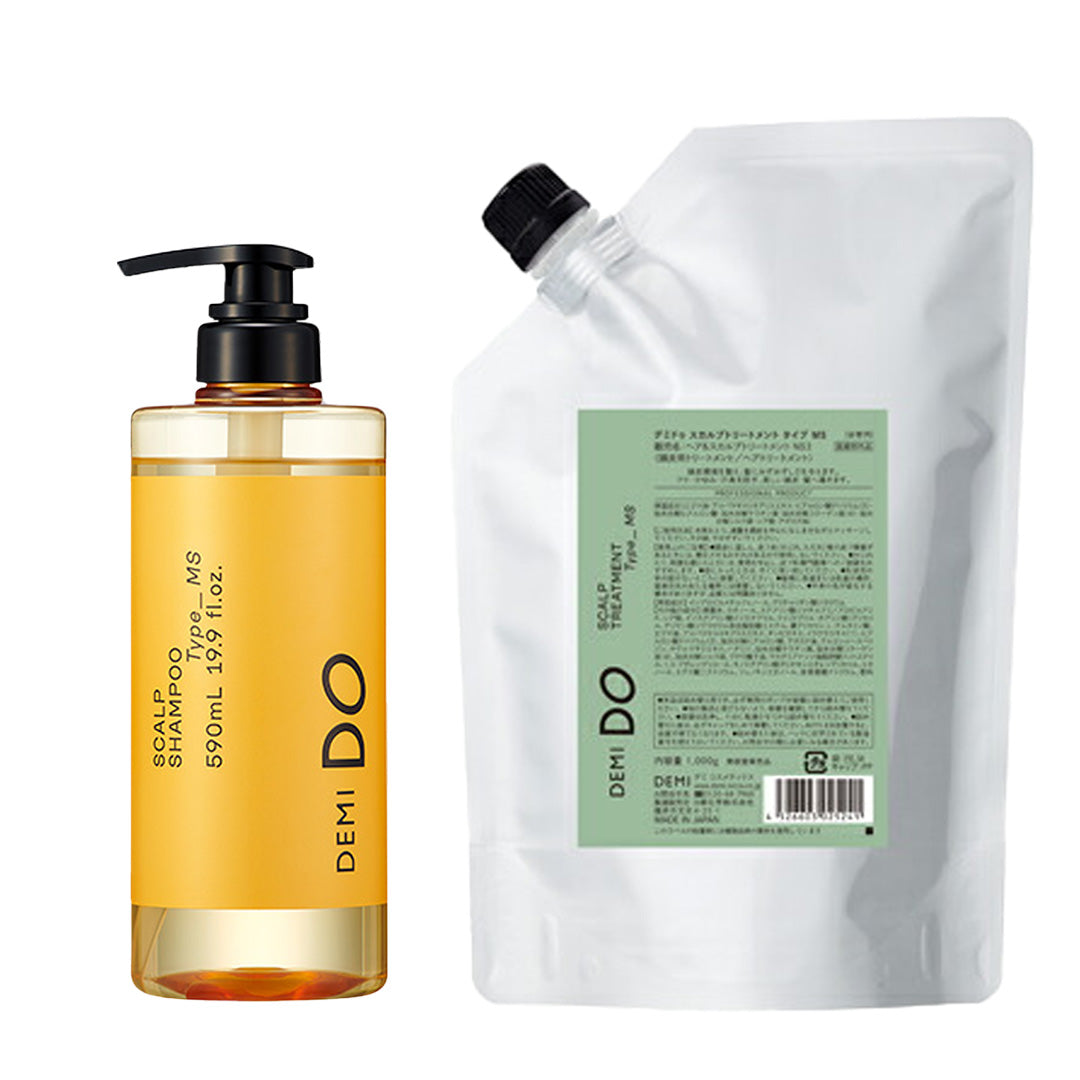 【セット】デミドゥ スカルプシャンプー・トリートメント タイプ MS 混合肌｜DEMIDO