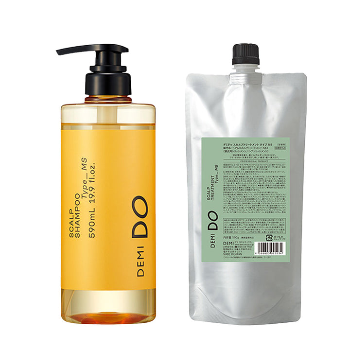 【セット】デミドゥ スカルプシャンプー・トリートメント タイプ MS 混合肌｜DEMIDO