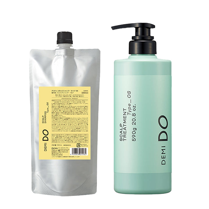 【セット】デミドゥ スカルプシャンプー・トリートメント タイプ OS 脂性肌｜DEMIDO