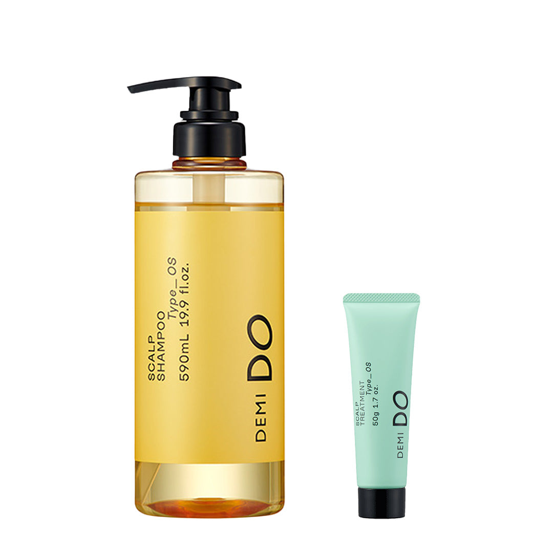 【セット】デミドゥ スカルプシャンプー・トリートメント タイプ OS 脂性肌｜DEMIDO