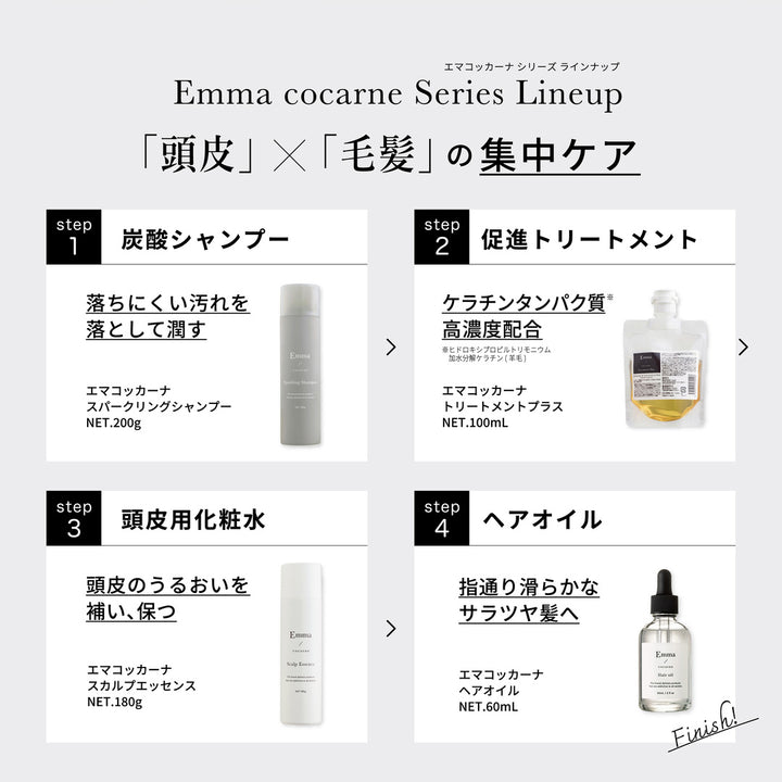 エマコッカーナ スパークリングシャンプー 炭酸シャンプー ｜Emma Cocarne