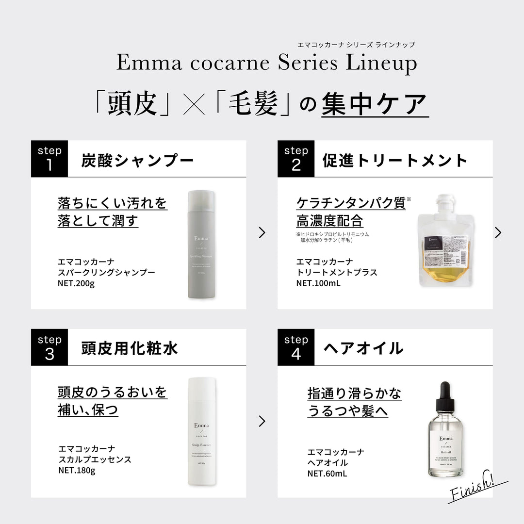 エマコッカーナ トリートメントプラス 100ml　頭皮×毛髪の集中ケア