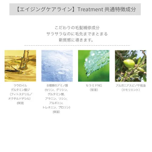 フローディアエイジングケアライントリートメント共通成分特徴1