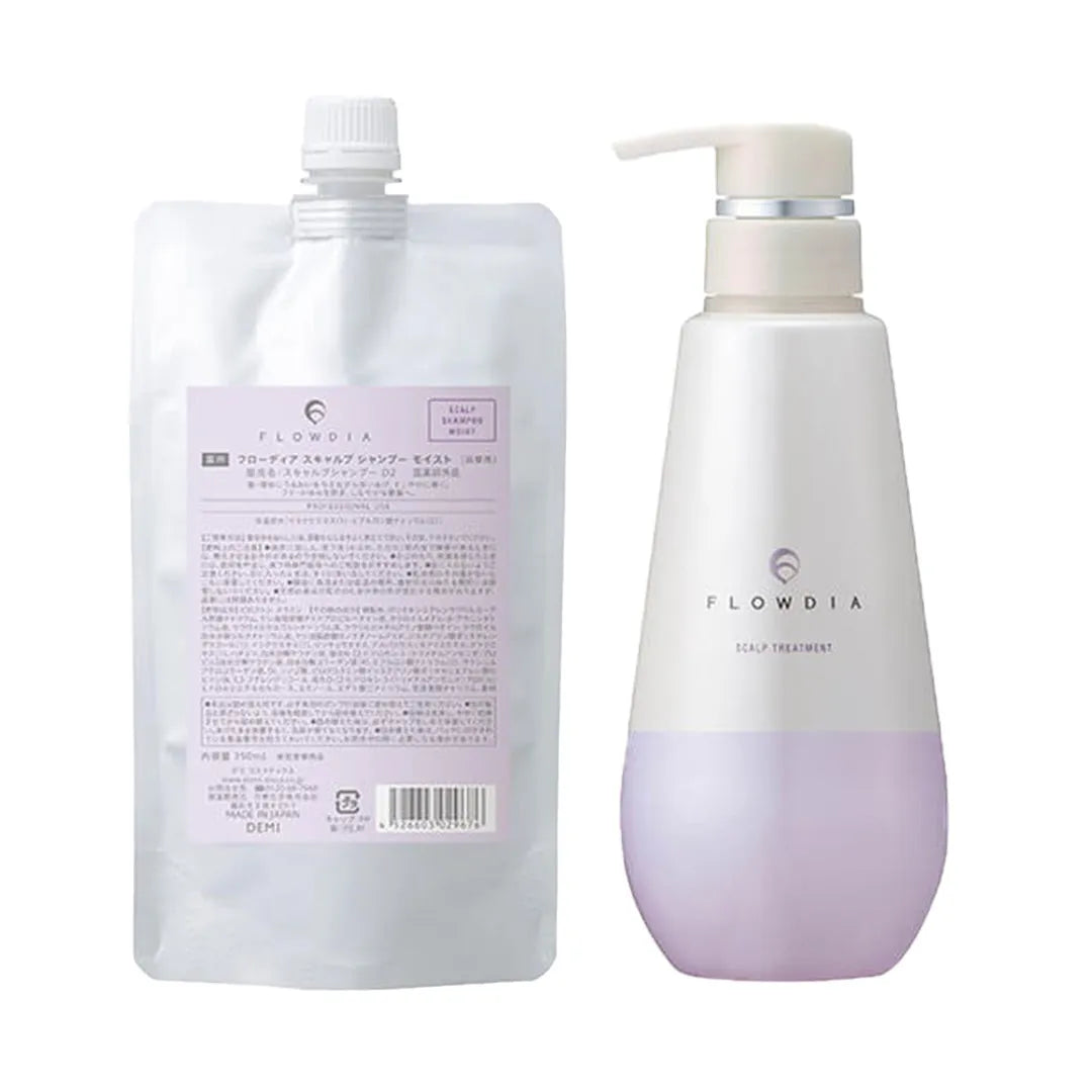 【セット】フローディア スキャルプシャンプー D2・トリートメント｜FLOWDIA