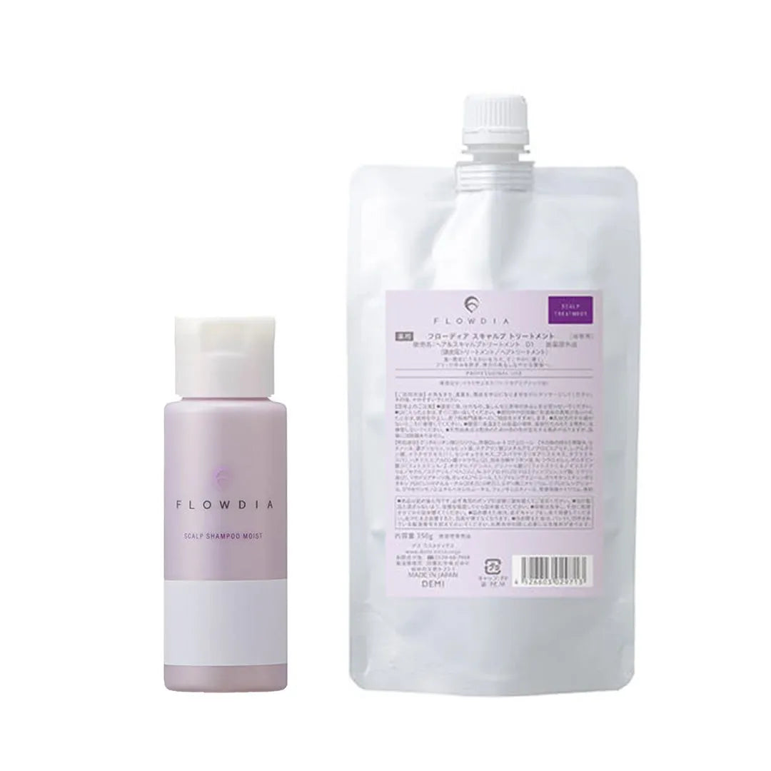 【セット】フローディア スキャルプシャンプー D2・トリートメント｜FLOWDIA