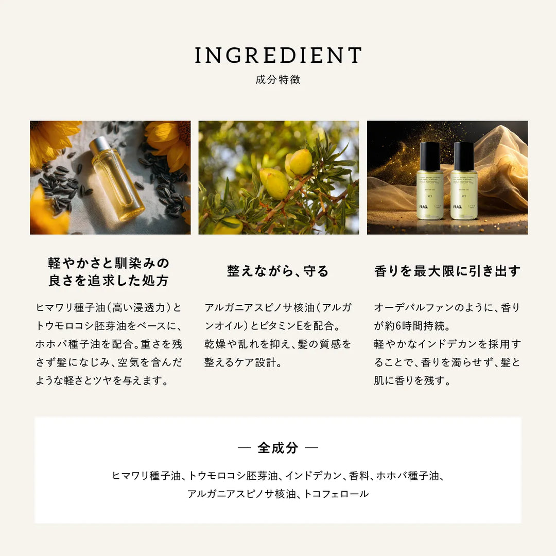フレグ パフュームオイル N°2ネロリインセンス 80mL｜FRAG.