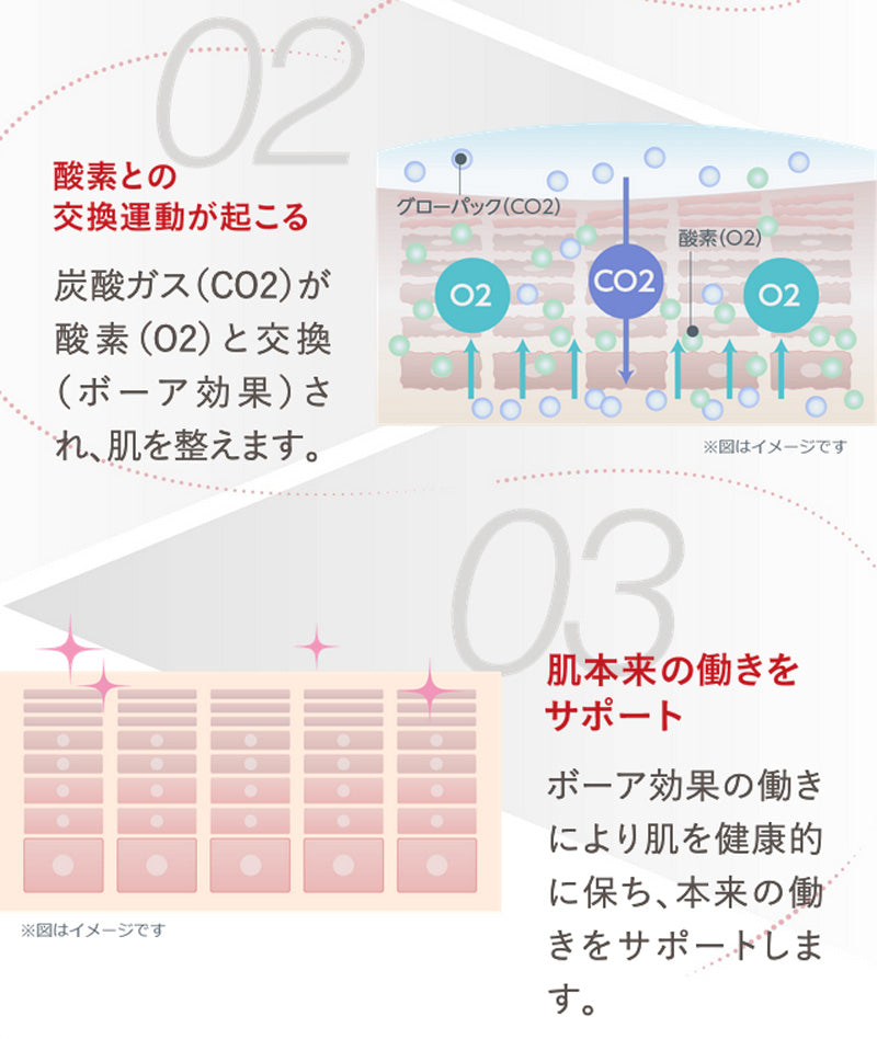 グローパックセット（炭酸ガスパック/10回分）｜Enisie エニシー