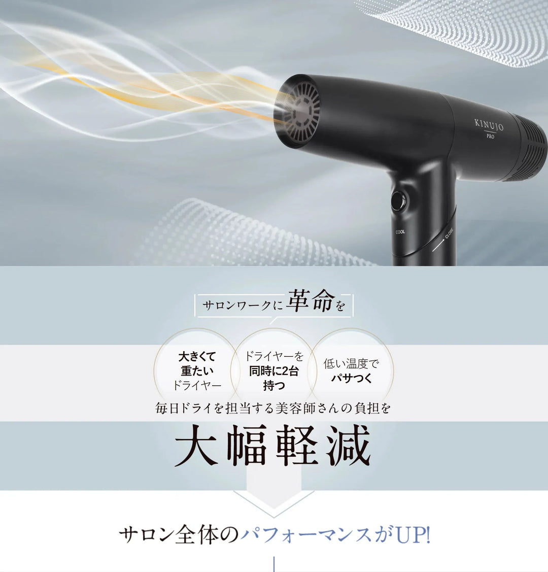 KINUJO PRO(キヌージョ プロ) 絹女 ヘアドライヤーヘアドライヤー KINUJO PRO(キヌージョ プロ) 絹女 ヘアドライヤーヘアドライヤー