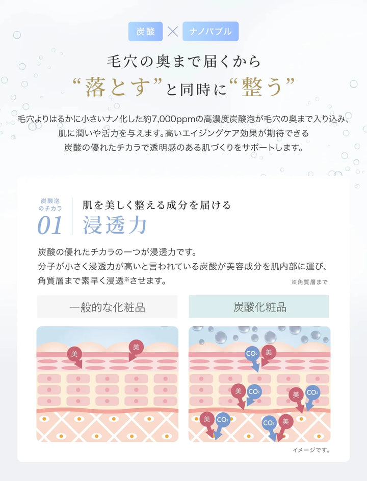 ルリーク NANOスパークリング ウォッシュ 180g｜LUREAQU
