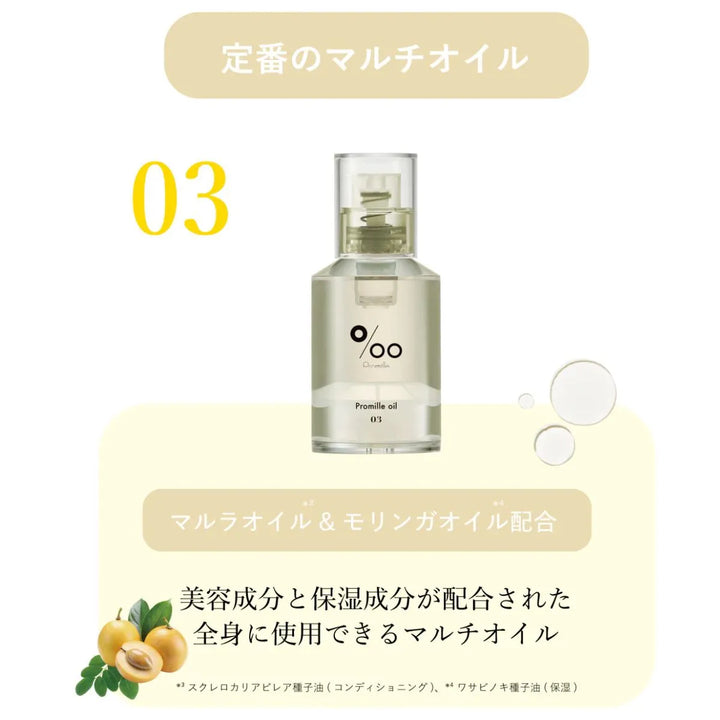 プロミル プロミルオイル N 03 クラシックブーケ/Natural 30mL｜Promille