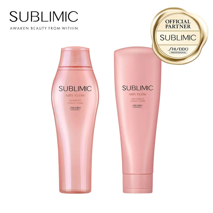 【セット】サブリミック エアリーフロー シャンプー・トリートメント (UNRULY HAIR：まとまりにくい髪)｜SUBLIMIC