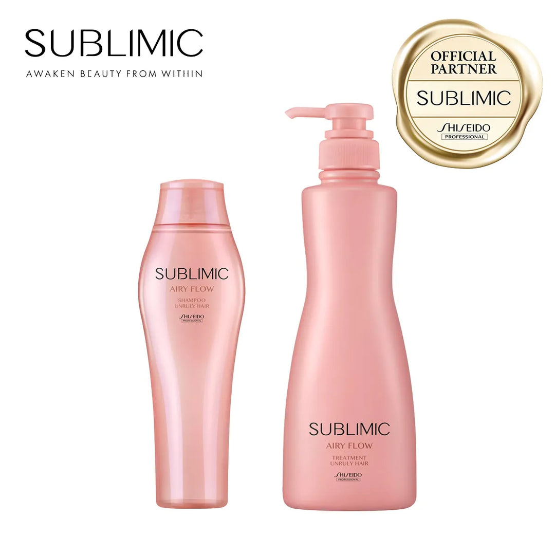 【セット】サブリミック エアリーフロー シャンプー・トリートメント (UNRULY HAIR：まとまりにくい髪)｜SUBLIMIC