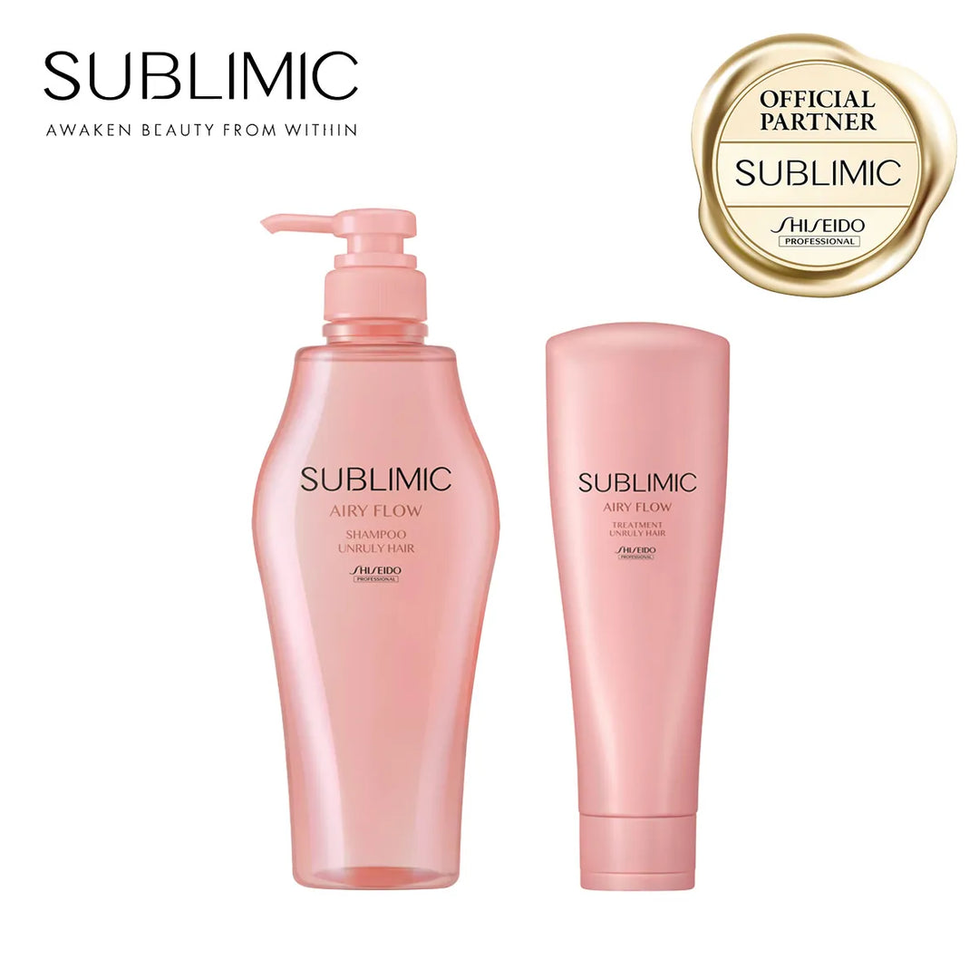 【セット】サブリミック エアリーフロー シャンプー・トリートメント (UNRULY HAIR：まとまりにくい髪)｜SUBLIMIC
