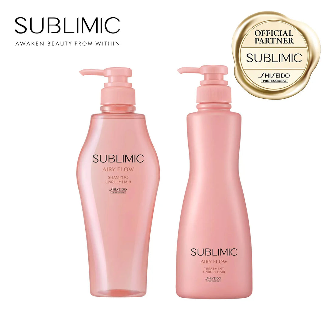 【セット】サブリミック エアリーフロー シャンプー・トリートメント (UNRULY HAIR：まとまりにくい髪)｜SUBLIMIC