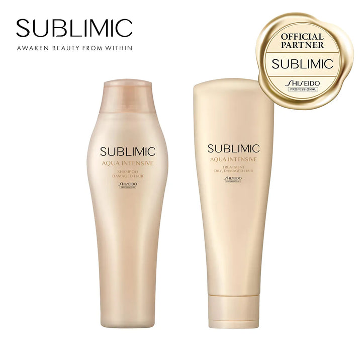 【セット】サブリミック アクアインテンシブ シャンプー・トリートメント D:乾燥した髪用｜SUBLIMIC