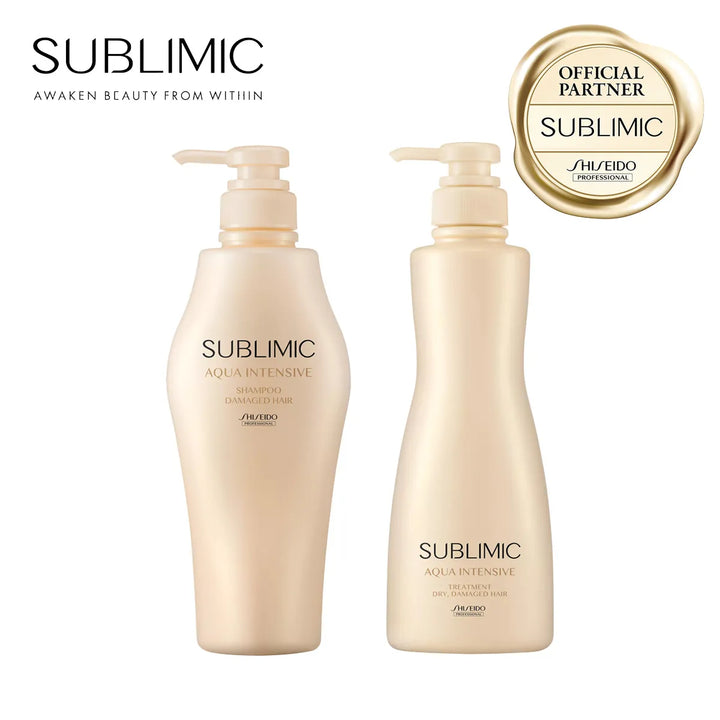【セット】サブリミック アクアインテンシブ シャンプー・トリートメント D:乾燥した髪用｜SUBLIMIC