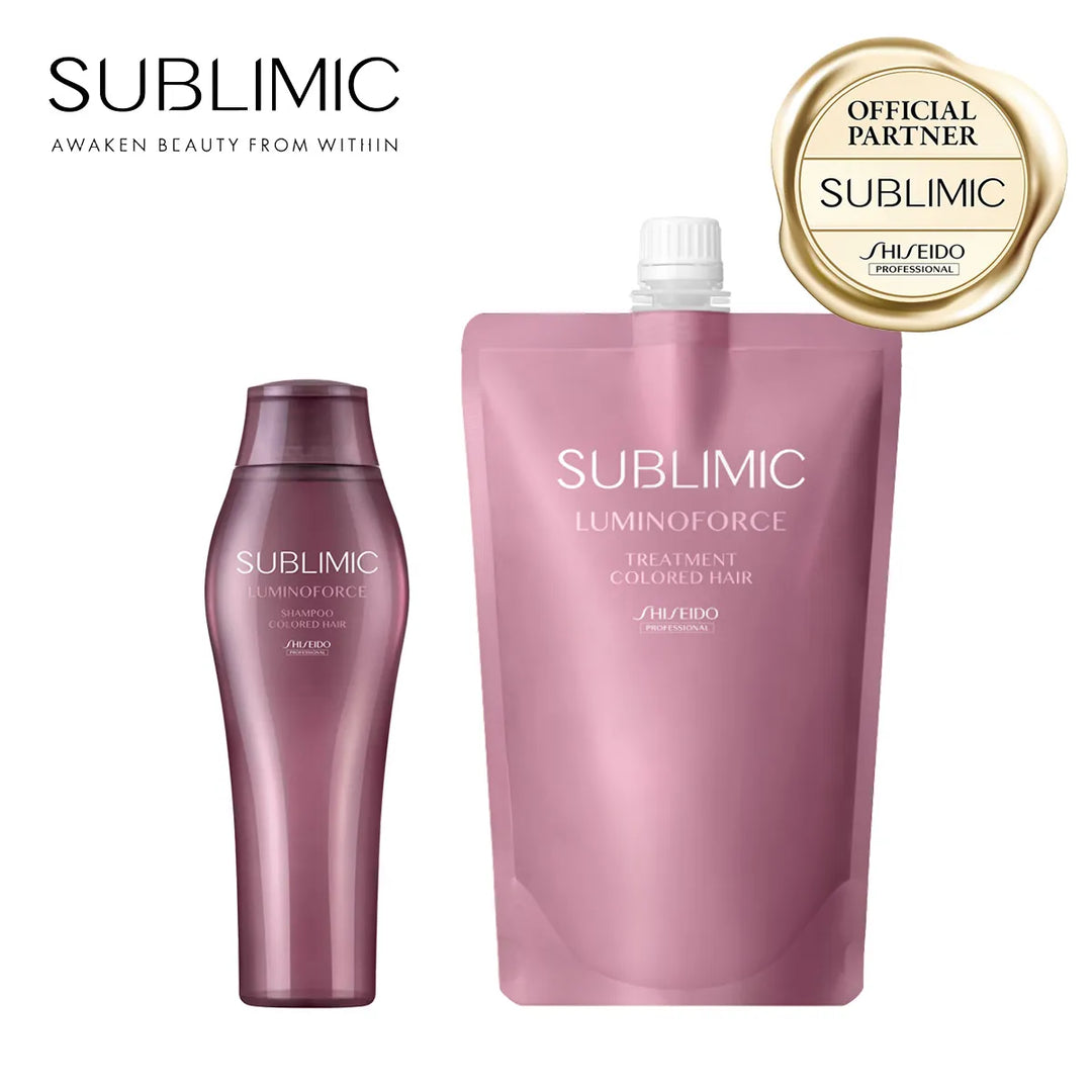 【セット】サブリミック ルミノフォース シャンプー・トリートメント｜SUBLIMIC