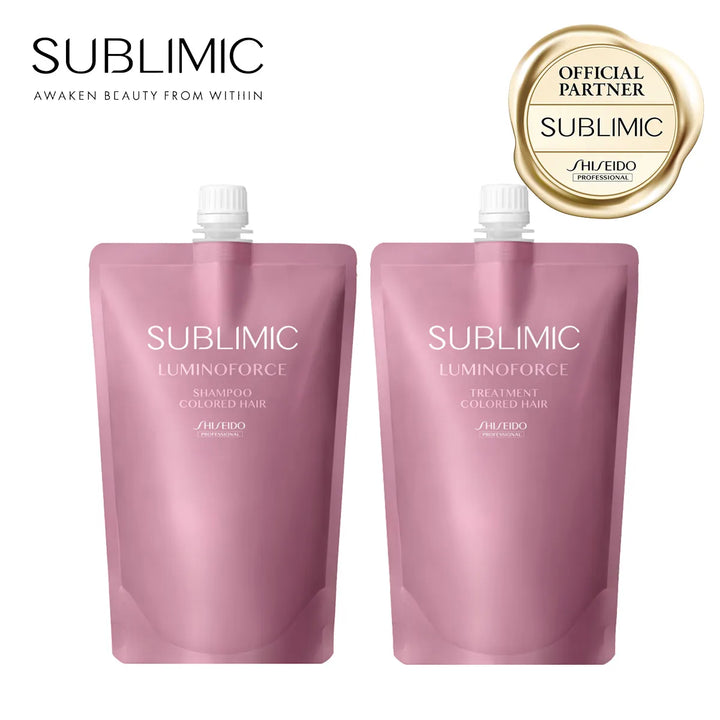 【セット】サブリミック ルミノフォース シャンプー・トリートメント｜SUBLIMIC