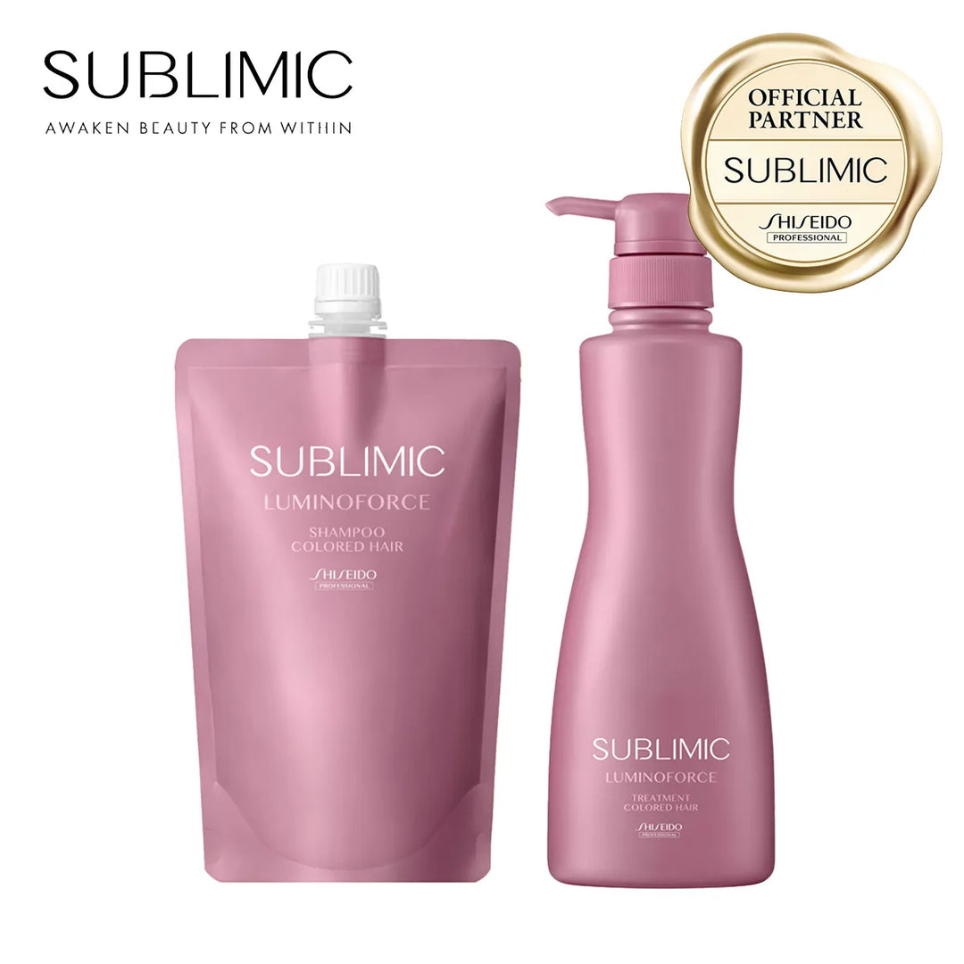 【セット】サブリミック ルミノフォース シャンプー・トリートメント｜SUBLIMIC